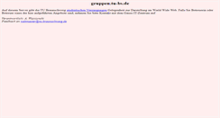 Desktop Screenshot of gruppen.tu-bs.de