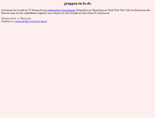 Tablet Screenshot of gruppen.tu-bs.de
