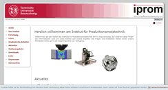 Desktop Screenshot of iprom.tu-bs.de
