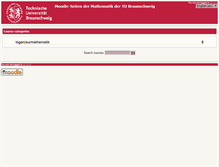 Tablet Screenshot of moodle.math.nat.tu-bs.de