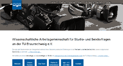 Desktop Screenshot of ags.tu-bs.de