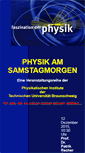 Mobile Screenshot of physik.tu-bs.de