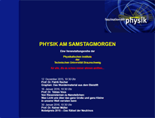 Tablet Screenshot of physik.tu-bs.de